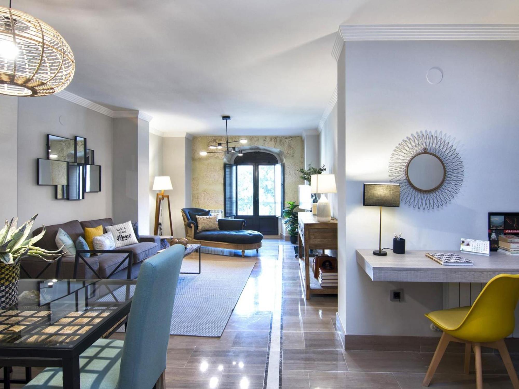 Elegant Town Hall Apartment With Views Granada Buitenkant foto